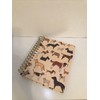 Flomo Dog Journal Tan Dog Lovers Notebook Spiral Bound Hardcover