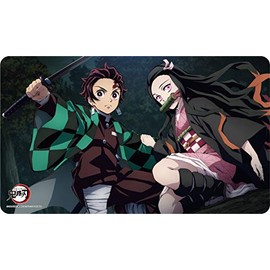 Ensky Universal Mat (Card Game Play Mat, Desk Mat, Rubber Mat), "Devil Blade" Charcoal Jiro Nezuko (ENR-041)