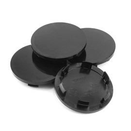 RhinoTuning Set of 4 Wheel Hub Caps for Chevy GMC SAAB Hub Caps OD 67.4 mm ID 58.8 mm, Black Wheel Hub Cover Suitable for 1995-2005 Blazer / 2004-2008 Trailblazer, 15661129 Wheel Centre Caps