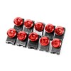 Mounting Clips Trim Screws for Aluminium Screw Red 5 x