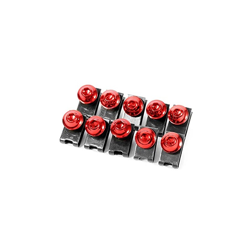 Mounting Clips Trim Screws for Aluminium Screw Red 5 x