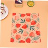 COLLBATH 3pcs Beeswax Food Wraps Reusable Food Preservation Cloths Organic