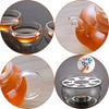 27 oz Glass Teapot Set Stovetop Safe Tea Infuser Maker