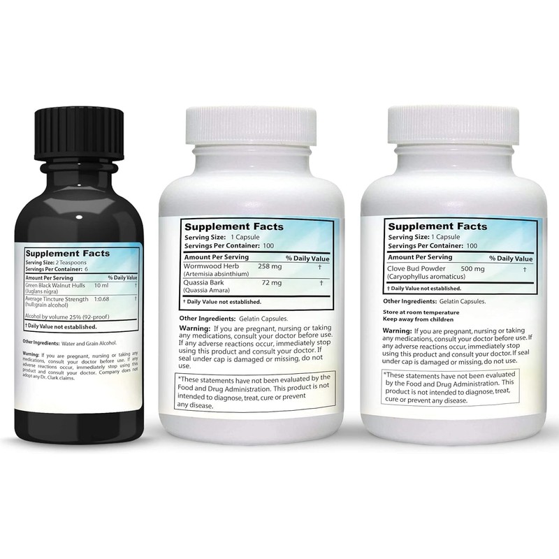 Dr Clark Store para-Cleanse Kit with Mimosa Pudica - Helps