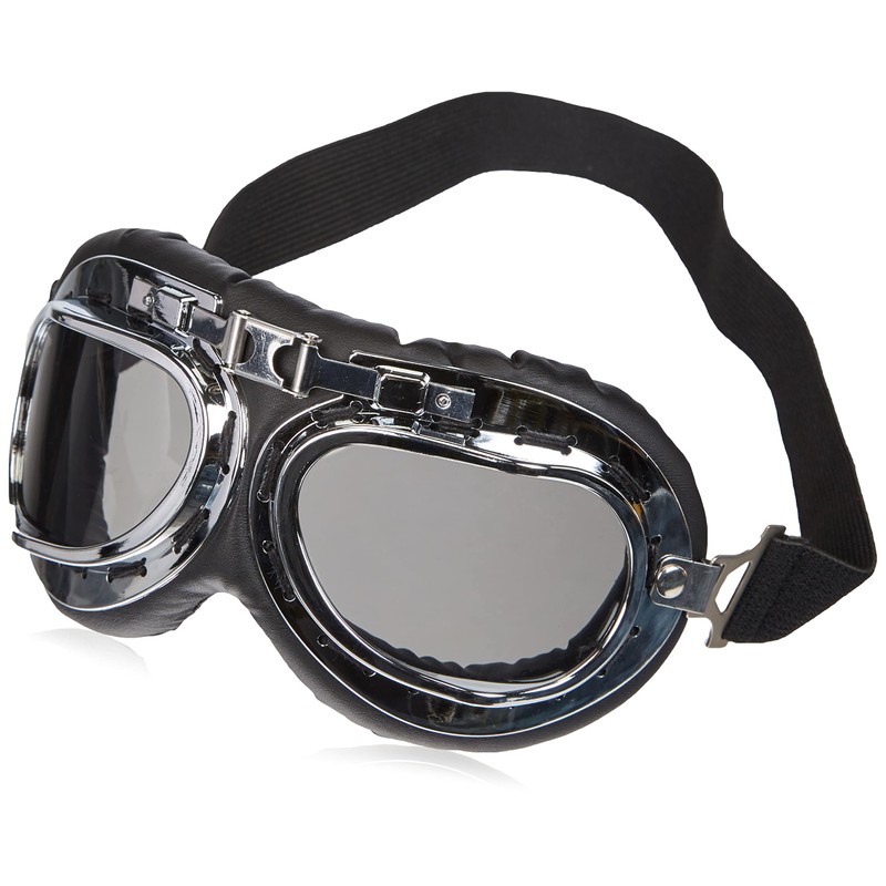 Mil-Tec Half Shell Helmet with Goggles, Olive, white, m