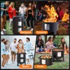 GRiliFE 16" Charcoal Smoker, 3 in 1 Heavy Duty Vertical