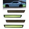 PWOBVZ Green LED Side Marker Lights for Dodge Challenger 2015-2023,
