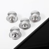 Xelsluthe 8 Pack Self-Adhesive Cabinet Knobs, No-Drill Stainless Steel Stick