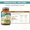 Tulsi Adaptógeno 120 Cápsulas Suplemento Natural Vegano
