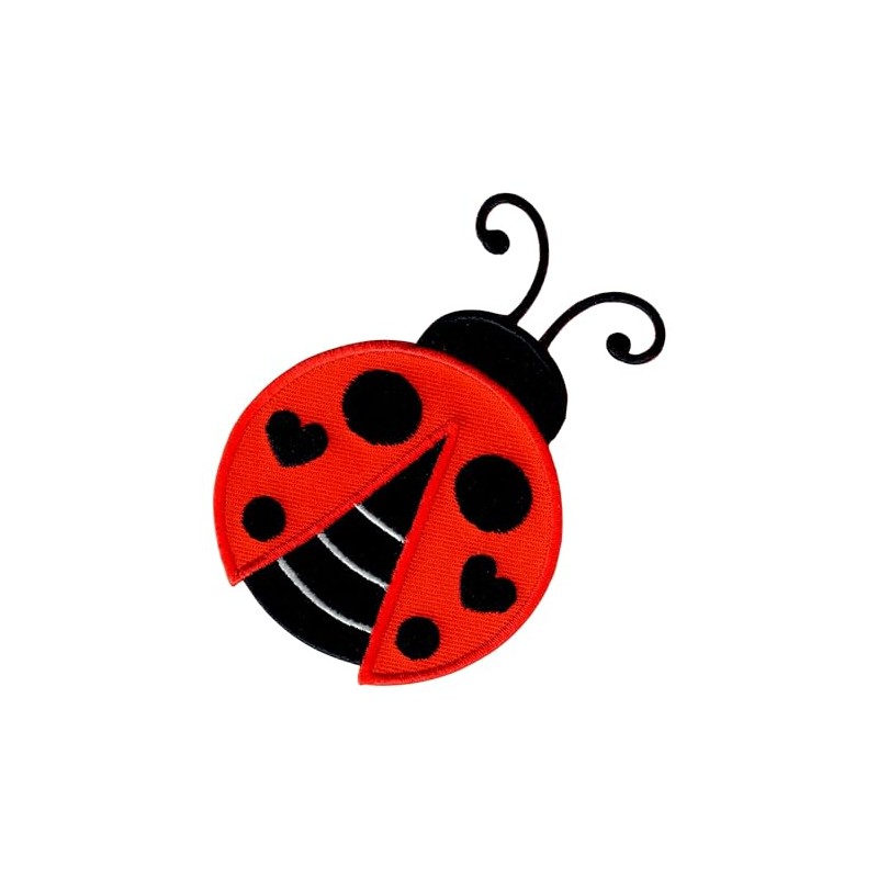 PatchMommy Ladybird Patch Iron-On Appliqué for Clothes Jeans Jackets Children