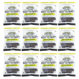 Lucky Beef Jerky - 3oz Slab (Peppered, 12 Pack)