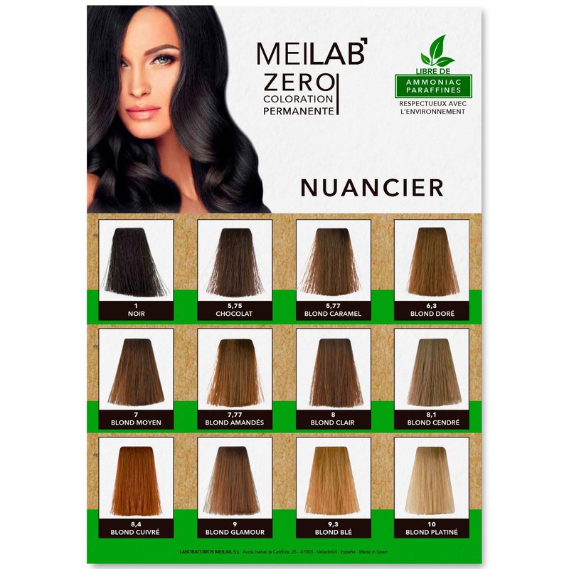 MEILAB Permanent Hair Colour without Ammonia - Pack of 3