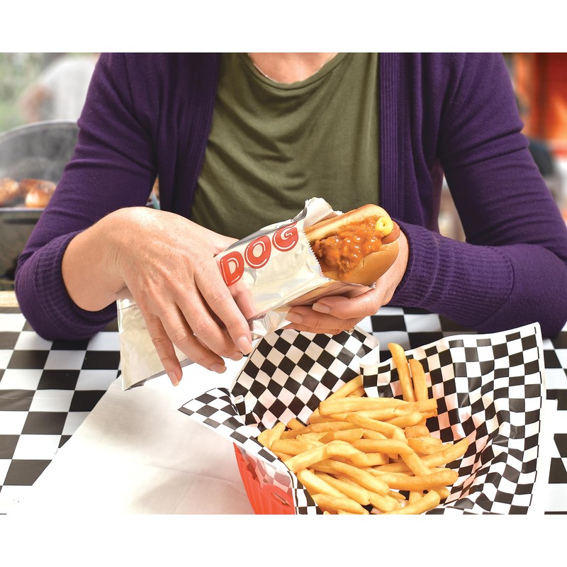 Better Kitchen Products Foil Hot Dog Wrappers, 9" x 3.7",