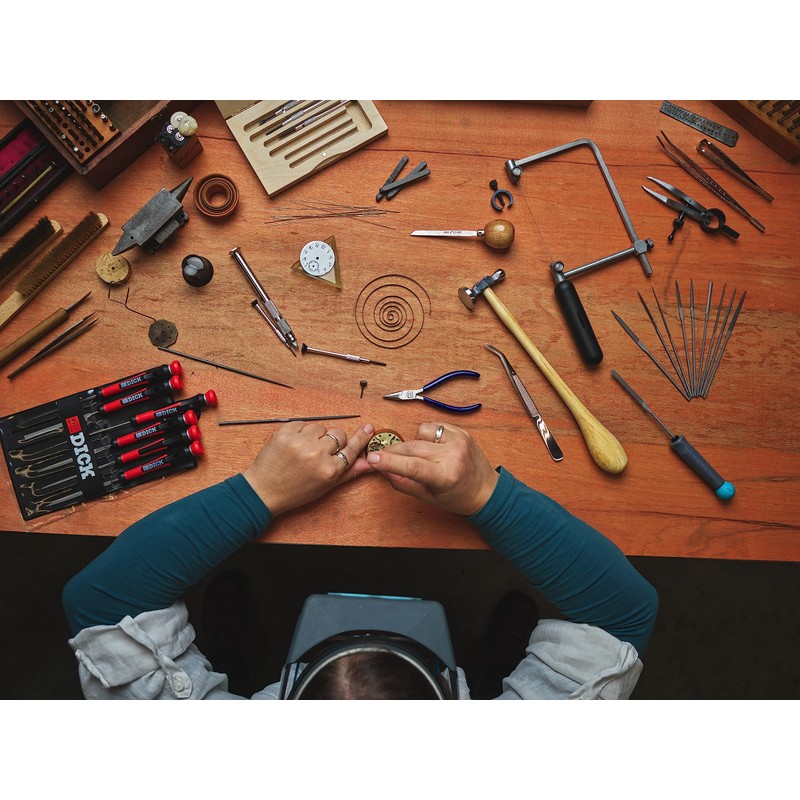 F. DICK Key File Set 6 Pieces (100 mm, Files