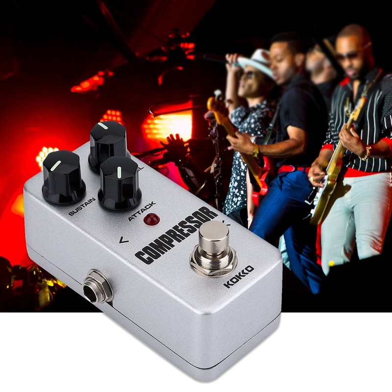 Guitar Effect Pedal, Mini Compressor Sustainer Effect Pedal Instrument Accessory