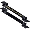 Genérico CoolerthingsDG, 4 Pieces Black Satin Sashes Plain Sashes Party
