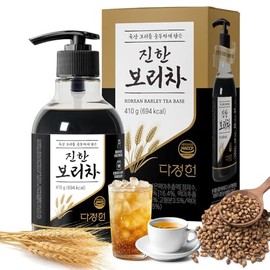 DAJUNGHEON Korean Barley Tea 410g (14.16oz) | Blewed Barley Tea Quick & Convenient Serving | Warm Cold Milk Lattes Caffeine-free Beverages | Office Camping Party Cafe Daily Drink 보리차