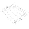 Sorbus® Fridge Wine Rack- Refrigerator Bottle Rack Holds 3 Bottles