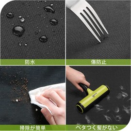 YEZOND Dog Car Seat, Rear Seat, Pet Driving Seat, Waterproof, Portable, Universal Fit for All Models with Safety Belt (Normal Fabric)