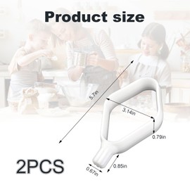 2pcs Cookie Paddles for Bosch Mixer, Cookie Dough Paddles Mixer Paddle Attachment Use with Metal Drivers Accessories for Bosch Mixer