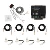 Sallurmose LED Strobe Lights,Car Truck Hazard Emergency Warning Lamp,4 HID