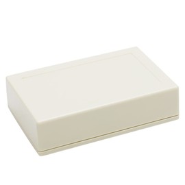 Heyiarbeit 1Pcs 5.43"x3.58"x1.41" ABS White Dustproof Electronic Junction Box Enclosure Project Box Cord Protector for Electronic Projects