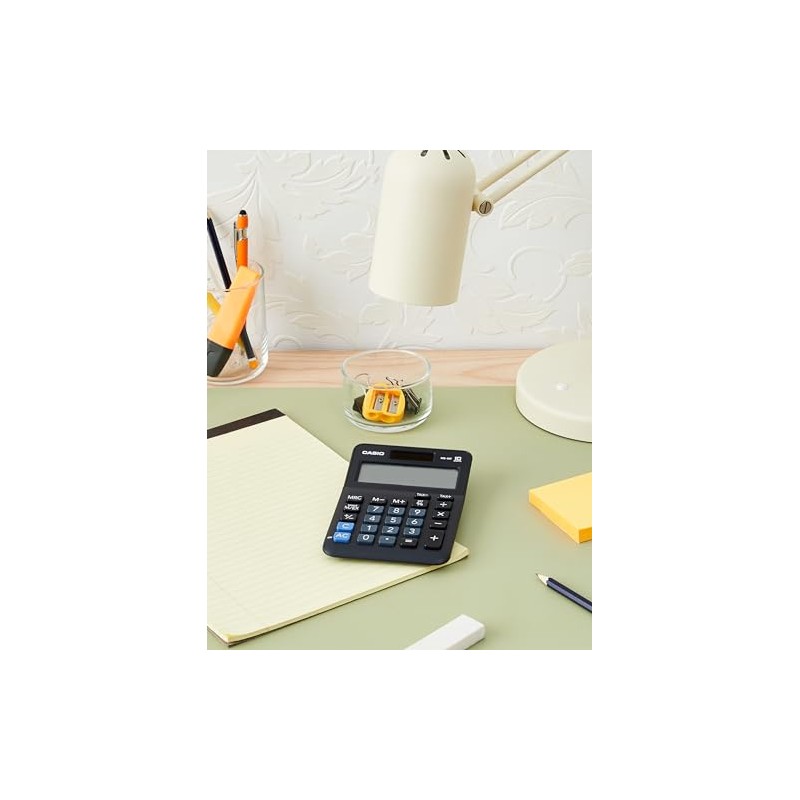 CASIO MS-10F Desk Calculator 10-Digit, Tax, Currency