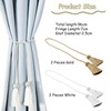 CQQNIU 2 Pairs Of Tassel Curtain Ties, Simple Curtain Ties,