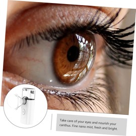 Limpiador Ocular para Ojos, Máquina Humectante de Niebla Suave, Abs Blanco, Alivia Fatiga y Humecta Profundamente, Gotas para Ojos Infectados