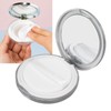 Refillable loose powder box to prevent leakage of travel powder
