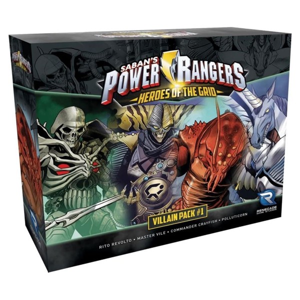 Renegade Game Studios Power Rangers: Heroes of The Grid Villain Pack #1, 2-6 Players, Ages 14+, 45-60 Minutes Playing Time