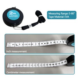 Braille Tape Measure for Visually Impaired Aids Supplies, Clearly Palpable Braille Points, 79"L