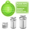 RUNEAY 4 Stück Dosendeckel 800g, Dosendeckel Katzenfutter 65mm/75mm/85mm Silikon Dosendeckel