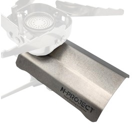 N-project Iwatani Junior Burner & FORE WINDS FW-CS01 Dedicated Heat Shield Plate (Made in Japan) *Burner Sold Separately