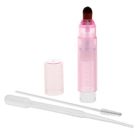 FOMIYES Hair Oil Applicator Brush Scalp Massager Tool for Hair Growth Transparent Liquid Applicator Bottle with Graduated Scale for Scalp Treatment