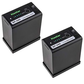 Kastar Fully Decoded Battery 2 Pack for Canon BP-A30 BP-A60 BP-A90 Battery, CG-A10 CG-A20 Charger and Canon EOS C200, EOS C200B, EOS C220B, Canon XF705 4K UHD, EOS C300 Mark II PL EOS C500 Mark II 6K
