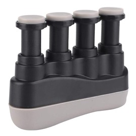 Fortalecedor de dedo, entrenador de dedos portátil para ejercitar la fuerza de los dedos, herramienta de entrenamiento para piano y guitarra (negro)