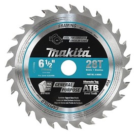 Makita A-99960 6-1/2" 28T Carbide-Tipped Cordless Plunge Saw Blade