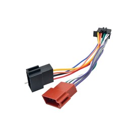 MASO ISO Wiring Harness 16 Pin Stereo Radio Adapter Plug