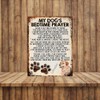 MY DOG'S BEDTIME PRAYER RETRO STYLE METAL TIN SIGN/PLAQUE DOG