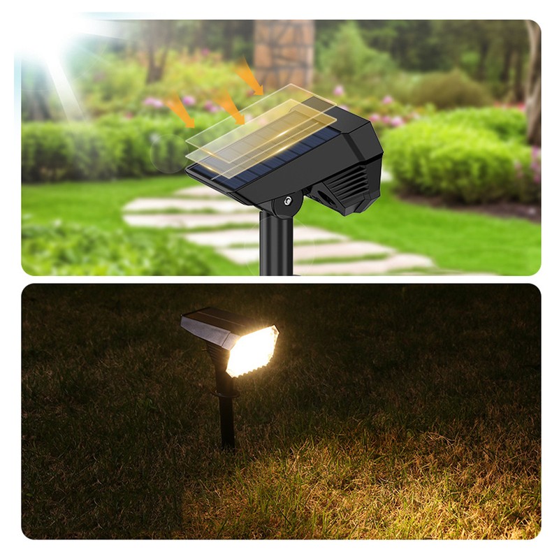 Solar Garden Lights Professional 24 LEDs IP54 Waterproof Solar Landscape