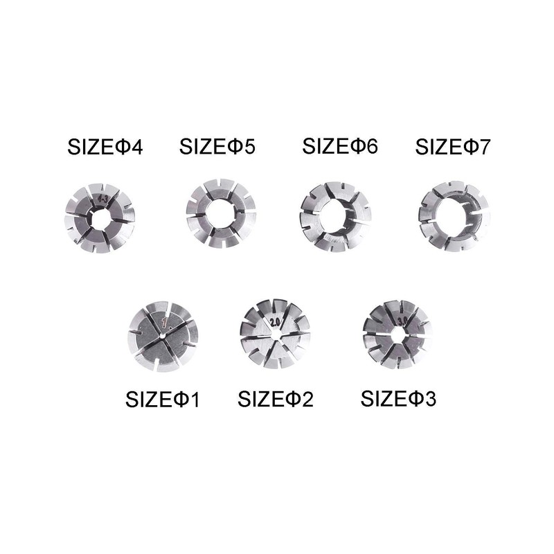 SainSmart Genmitsu 7Pcs ER11 Spring Collet Set for CNC Engraving