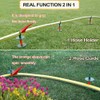 BAOLONG Garden Hose Guide Stake Garden hose guide spike Lawn