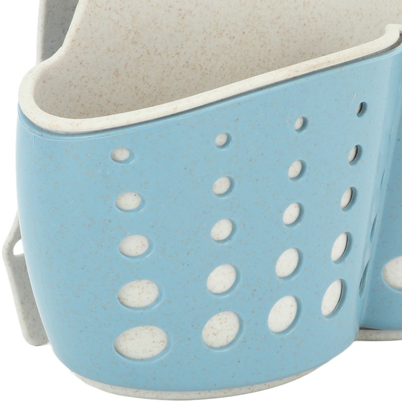 4Pcs Sink Sponge Holder PP 2 Layer Adjustable Strap Soap