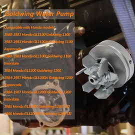 Water Pump Compatible with Honda GL1100 GL1100A GL1100I Goldwing 1100, Honda GL1200 GL1200A GL1200I GL1200L GL1200SEI Goldwing 1200
