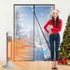 SmoothNovelty Clear Magnetic Thermal Insulated Door Curtain Transparent Magnet Patio
