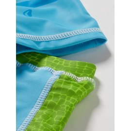 Playshoes Swimming Set, Two-Piece Swimwear, Swimming Shirt, Swimming Shorts, Unisex, Children's, UV Protection, dino