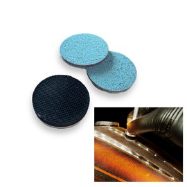 LiME LiNE Replacement 5000 grit Pads for LiME LiNE Leaf Spin Tool for Jeweling, Spinning, Engine Turning Silver, Gold, Copper or Variegated Leaf (1" Replacment Pads)