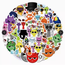 SPRUNKI - 55 STICKERS! No Duplicates - Random Sprunki Stickers