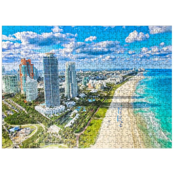 South Beach Miami Beach Florida USA - Premium 500 Piece Jigsaw Puzzle for Adults